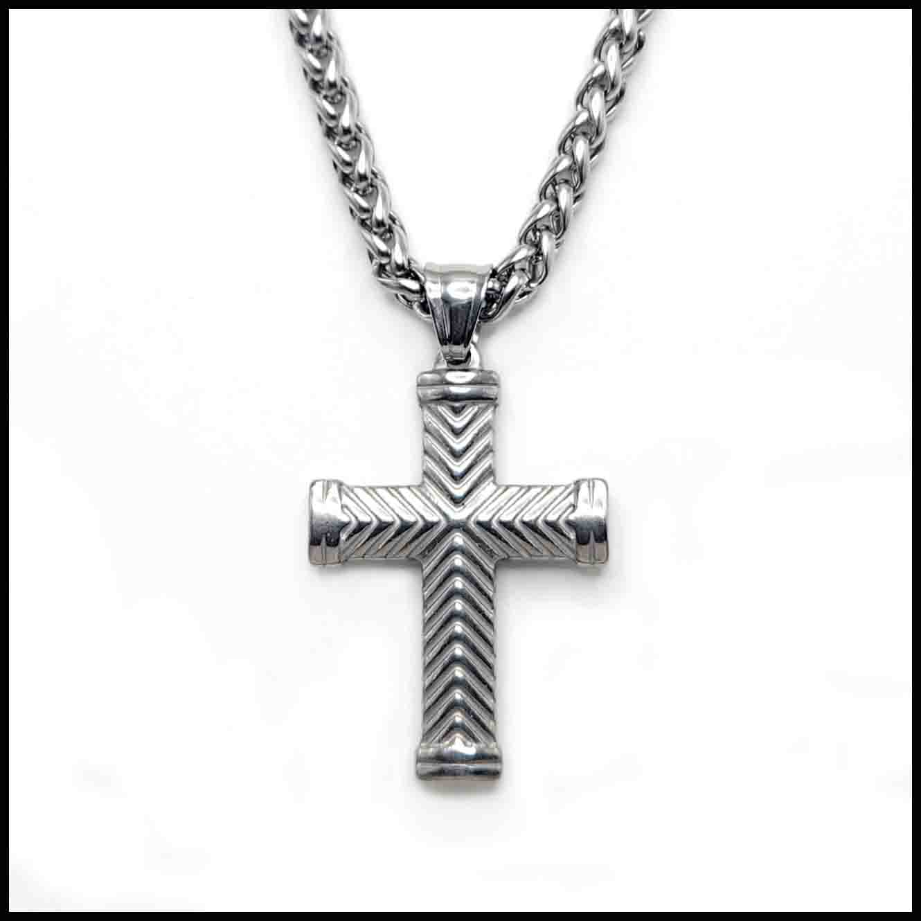 Mens Stainless Steel Cross – Classic Designs